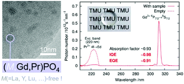 Graphical abstract: Sol–gel-derived transparent silica–(Gd,Pr)PO4 glass-ceramic narrow-band UVB phosphors