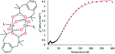 Graphical abstract: Cobalt complexes of the chelating dicarboxylate ligand “esp”: a paddlewheel-type dimer and a heptanuclear coordination cluster