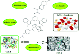 Graphical abstract: Experimental and theoretical investigations of cyclometalated ruthenium(ii) complex containing CCC-pincer and anti-inflammatory drugs as ligands: synthesis, characterization, inhibition of cyclooxygenase and in vitro cytotoxicity activities in various cancer cell lines