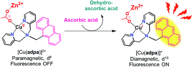 Graphical abstract: Stabilisation of copper(i) polypyridyl complexes toward aerobic oxidation by zinc(ii) in combination with acetate anions: a facile approach and its application in ascorbic acid sensing in aqueous solution