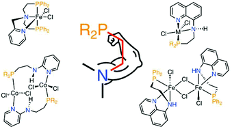 Graphical abstract: PNN′ & P2NN′ ligands via reductive amination with phosphine aldehydes: synthesis and base-metal coordination chemistry