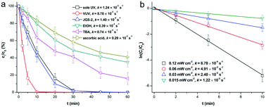 Graphical abstract: Degradation of ciprofloxacin by 185/254 nm vacuum ultraviolet: kinetics, mechanism and toxicology