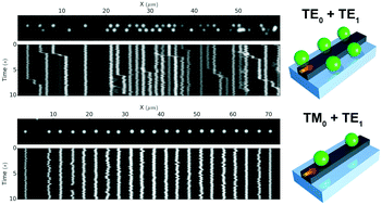 Graphical abstract: Optical tweezing using tunable optical lattices along a few-mode silicon waveguide