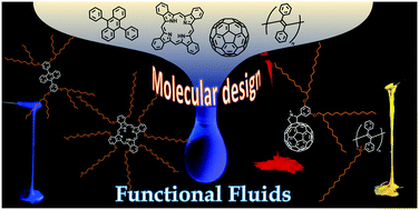 Graphical abstract: Design of solvent-free functional fluids via molecular nanoarchitectonics approaches