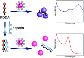 Graphical abstract: Colorimetric sensing strategy for heparin assay based on PDDA-induced aggregation of gold nanoparticles