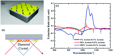 Graphical abstract: Metamaterial-enhanced infrared attenuated total reflection spectroscopy