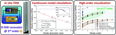 Graphical abstract: Realization and direct observation of five normal and parametric modes in silicon nanowire resonators by in situ transmission electron microscopy