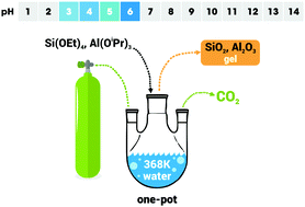 Graphical abstract: Alumina and silica preparation via a sol–gel route with carbon dioxide as a pH regulator – a new method for green catalysis