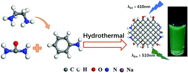 Graphical abstract: Synthesis of multi-functional green fluorescence carbon dots and their applications as a fluorescent probe for Hg2+ detection and zebrafish imaging