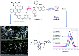 Graphical abstract: Thermal and mechanical properties of epoxy blends with a dicyanate ester containing a quinoline moiety