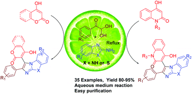 Graphical abstract: Lemon juice mediated multicomponent reactions for the synthesis of fused imidazoles