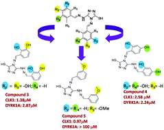 Graphical abstract: Unravelling the potency of 4,5-diamino-4H-1,2,4 triazole-3-thiol derivatives for kinase inhibition using a rational approach