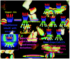 Graphical abstract: A new class of supramolecular liquid crystals derived from azo calix[4]arene functionalized 1,3,4-thiadiazole derivatives