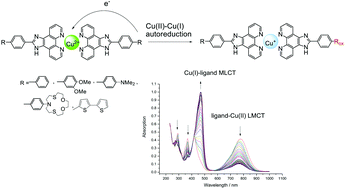 Graphical abstract: Intramolecular electron transfer in Cu(ii) complexes with aryl-imidazo-1,10-phenanthroline derivatives: experimental and quantum chemical calculation studies