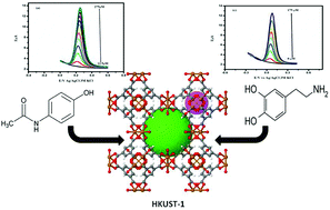 Graphical abstract: Cu2+-BTC based metal–organic framework: a redox accessible and redox stable MOF for selective and sensitive electrochemical sensing of acetaminophen and dopamine