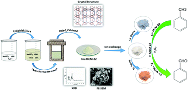 Graphical abstract: Solvent-free selective oxidation of toluene over metal-doped MCM-22