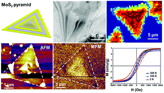 Graphical abstract: Robust ferromagnetism in zigzag-edge rich MoS2 pyramids