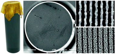 Graphical abstract: Flexible transfer of plasmonic photonic structures onto fiber tips for sensor applications in liquids