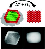 Graphical abstract: Transformation of carbon-supported Pt–Ni octahedral electrocatalysts into cubes: toward stable electrocatalysis