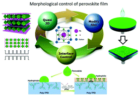 Graphical abstract: Effect of perovskite film morphology on device performance of perovskite light-emitting diodes