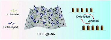 Graphical abstract: An FeP@C nanoarray vertically grown on graphene nanosheets: an ultrastable Li-ion battery anode with pseudocapacitance-boosted electrochemical kinetics
