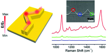 Graphical abstract: 3D zig-zag nanogaps based on nanoskiving for plasmonic nanofocusing