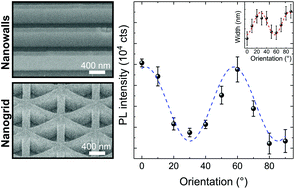 Graphical abstract: Selectively grown GaN nanowalls and nanogrids for photocatalysis: growth and optical properties