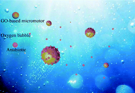 Graphical abstract: A substrate-free graphene oxide-based micromotor for rapid adsorption of antibiotics