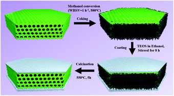 Graphical abstract: Highly selective conversion of methanol to propylene: design of an MFI zeolite with selective blockage of (010) surfaces