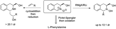 Graphical abstract: Stereoselective synthesis of 1,3-disubstituted dihydroisoquinolines vial-phenylalanine-derived dihydroisoquinoline N-oxides