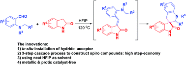 Graphical abstract: Efficient construction of tetrahydroquinolines via fluorinated alcohol mediated cascade [1,5]-hydride transfer/cyclization