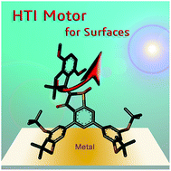 Graphical abstract: A hemithioindigo molecular motor for metal surface attachment