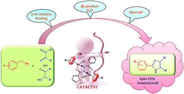 Graphical abstract: Direct synthesis of 2,4,5-trisubstituted imidazoles from primary alcohols by diruthenium(ii) catalysts under aerobic conditions