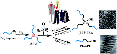 Graphical abstract: Boron “stitching” reaction: a powerful tool for the synthesis of polyethylene-based star architectures