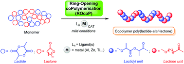 Graphical abstract: Catalytic metal-based systems for controlled statistical copolymerisation of lactide with a lactone