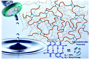 Graphical abstract: Self-assembling supramolecular polymer membranes for highly effective filtration of water-soluble fluorescent dyes
