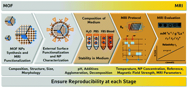 Graphical abstract: Metal–organic framework nanoparticles for magnetic resonance imaging