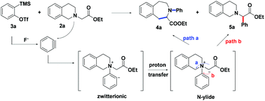 Graphical abstract: Synthesis of 3-aryl-3-benzazepines via aryne [1,2] Stevens rearrangement of 1,2,3,4-tetrahydroisoquinolines