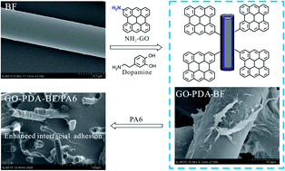 Graphical abstract: Interfacial modification of basalt fiber filling composites with graphene oxide and polydopamine for enhanced mechanical and tribological properties