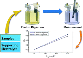 Graphical abstract: Electrochemical oxidizing digestion using PbO2 electrode for total phosphorus determination in a water sample
