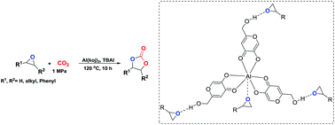 Graphical abstract: Aluminium based binary catalytic system for the solvent free conversion of CO2 to carbonates with high activity and selectivity