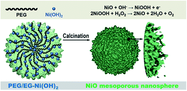 Graphical abstract: Mesoporous NiO nanosphere: a sensitive strain sensor for determination of hydrogen peroxide