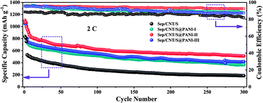 Graphical abstract: Sepiolite/CNT/S@PANI composite with stable network structure for high performance lithium sulfur batteries