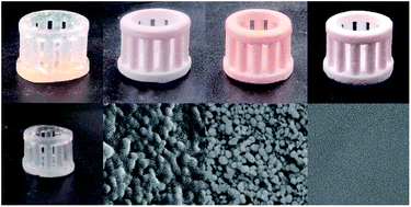 Graphical abstract: Additive manufacturing of silica glass using laser stereolithography with a top-down approach and fast debinding