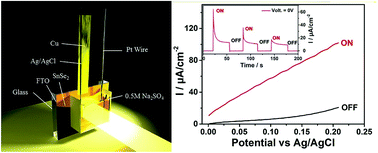 Graphical abstract: Flaky nano-crystalline SnSe2 thin films for photoelectrochemical current generation