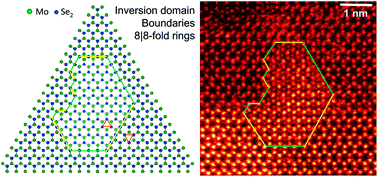 Graphical abstract: Inversion domain boundaries in MoSe2 layers