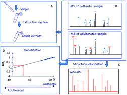 Graphical abstract: Molecular species fingerprinting and quantitative analysis of saffron (Crocus sativus L.) for quality control by MALDI mass spectrometry