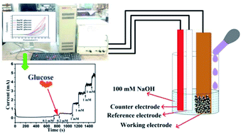 Graphical abstract: Superficial fabrication of gold nanoparticles modified CuO nanowires electrode for non-enzymatic glucose detection
