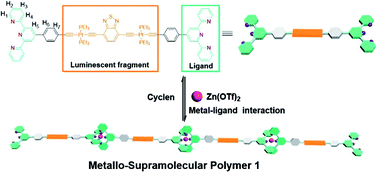 Graphical abstract: Metallo-supramolecular polymers derived from benzothiadiazole-based platinum acetylide complexes for fluorescent security application
