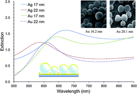 Graphical abstract: Protection of silver and gold LSPR biosensors in corrosive NaCl environment by short alkanethiol molecules; characterized by extinction spectrum, helium ion microscopy and SERS